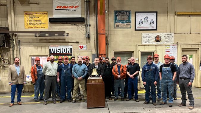 Powder River Division Field Mechanical employees at Alliance, Nebraska.